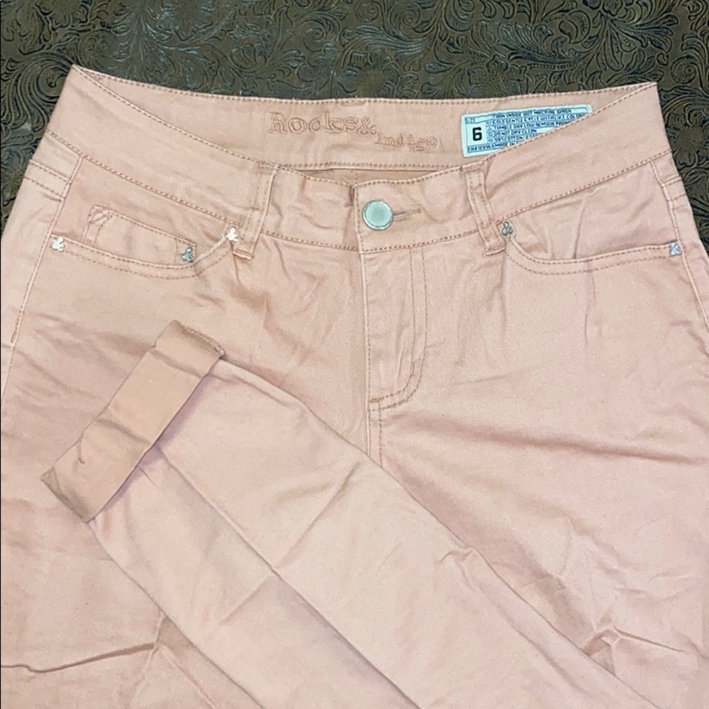 Dusty rose Skinny Jeans